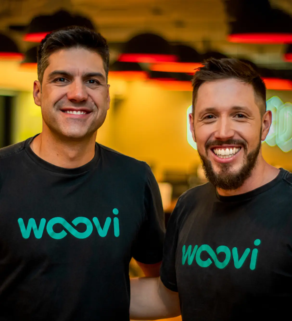 Rafael Turk e Sibelius Seraphini, co-fundadores da Woovi