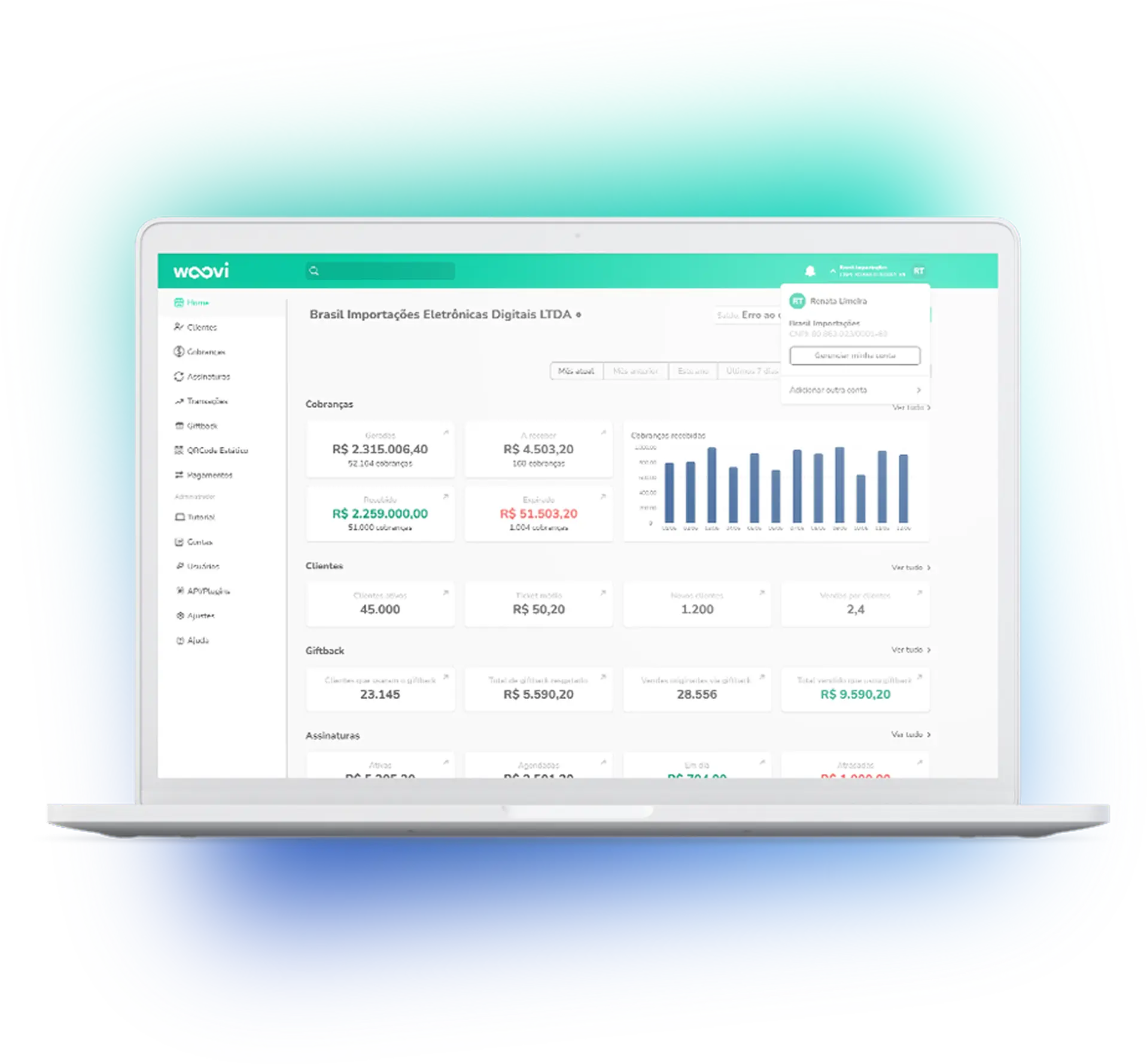 Mais controle financeiro
